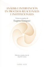Análisis e intervención en procesos relacionales e institucionales